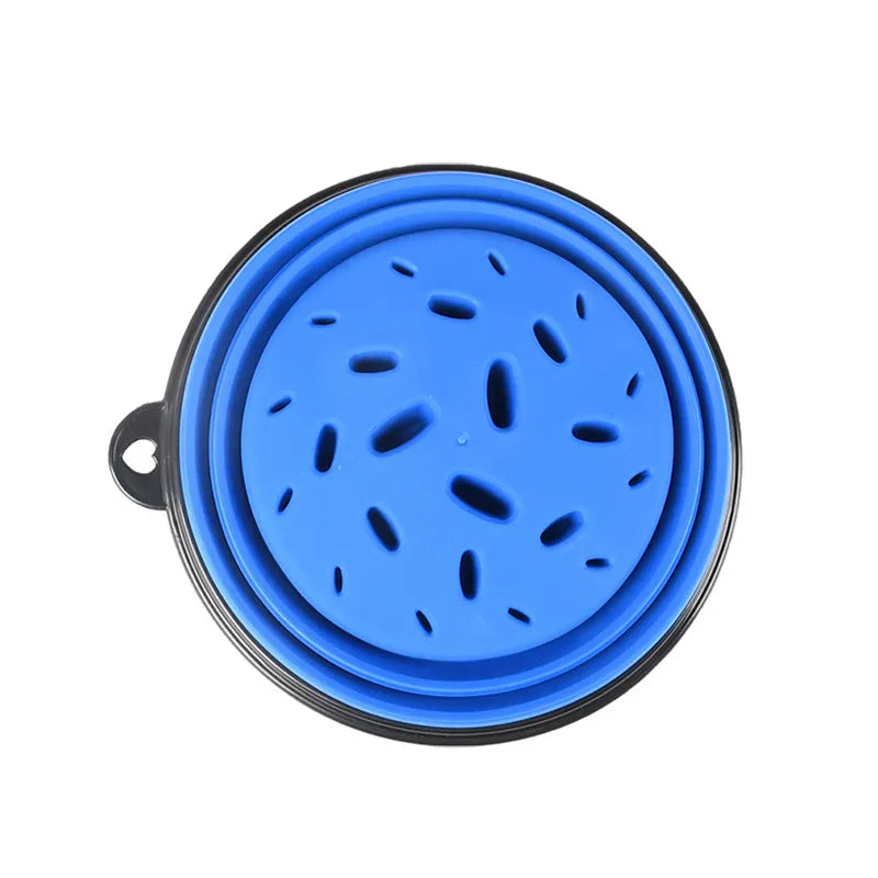 Collapsible Slow Feeder Travel Dog Bowl