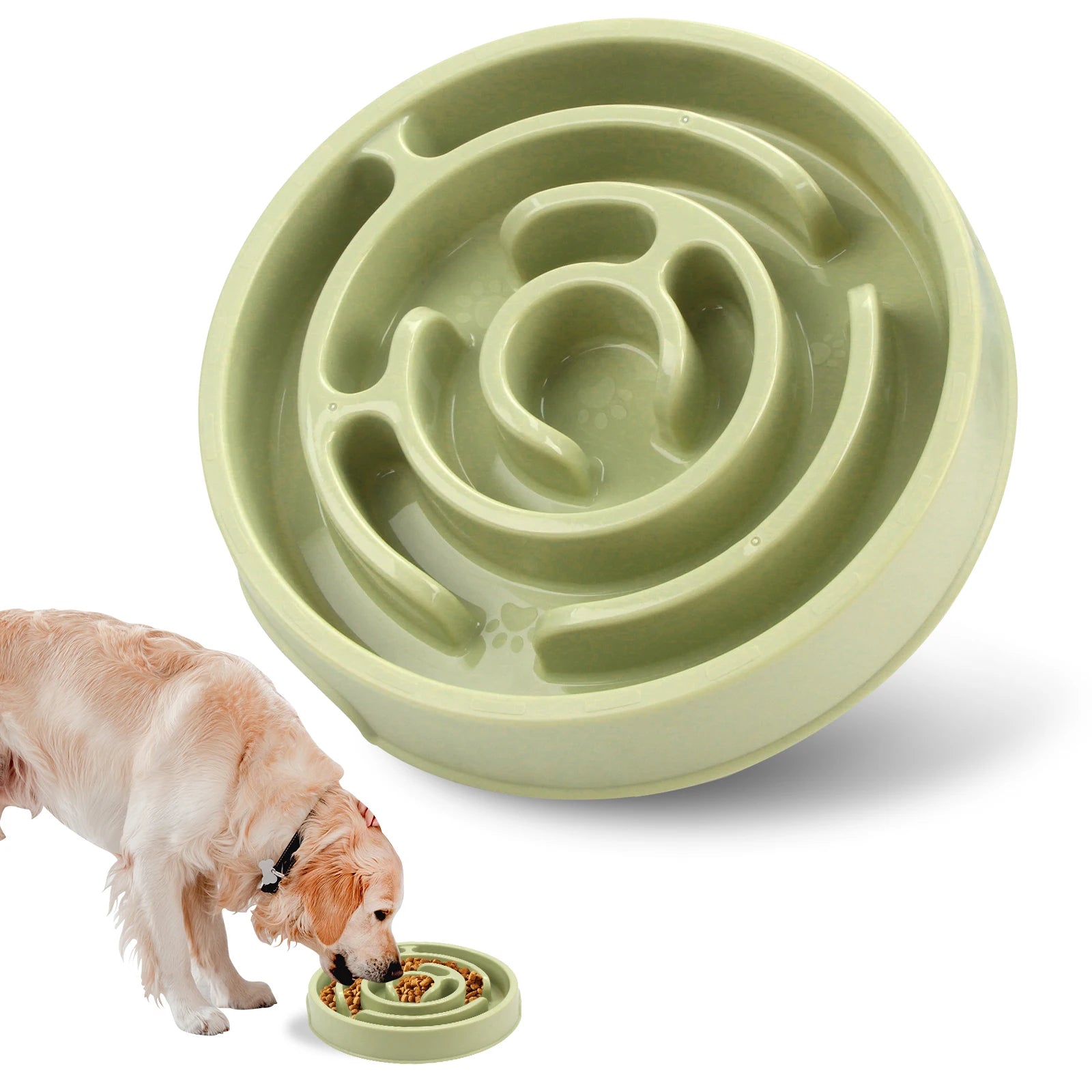 Slow Feeder Bowl | Maze Puzzle Food Bowl for Dogs & Cats