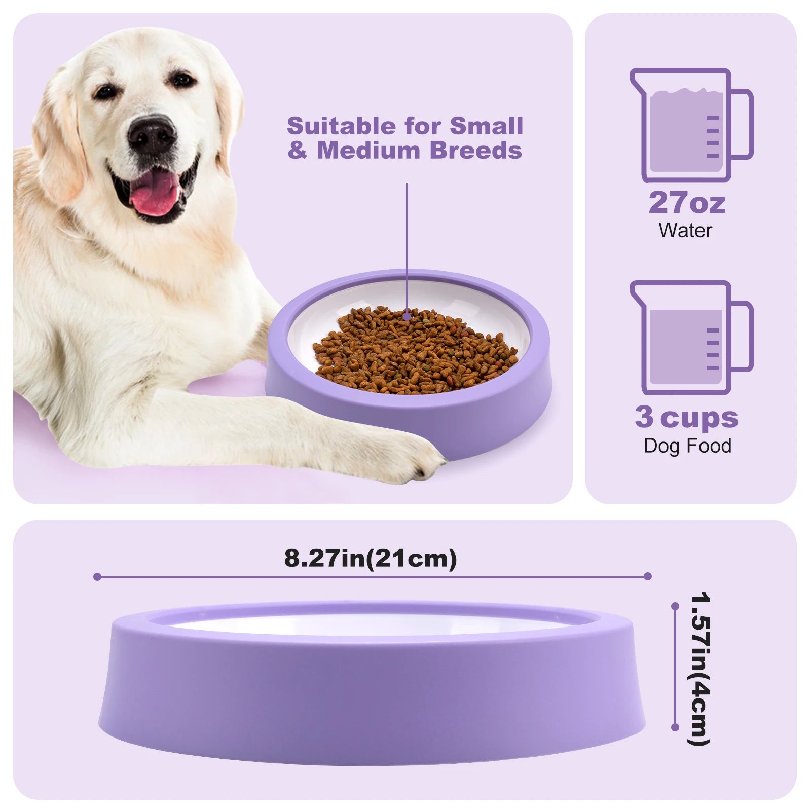 Slow Feeder Bowl | Maze Puzzle Food Bowl for Dogs & Cats
