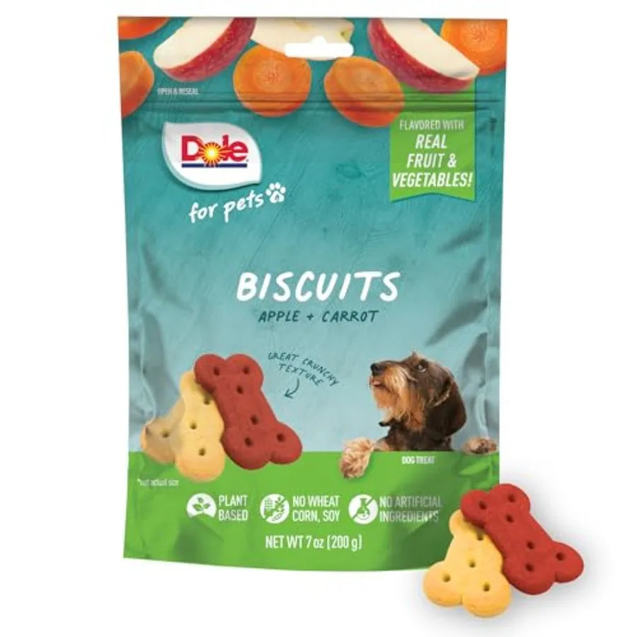 Vegan Apple & Carrot Crunchy Dog Biscuits | Natural Healthy Training Treats