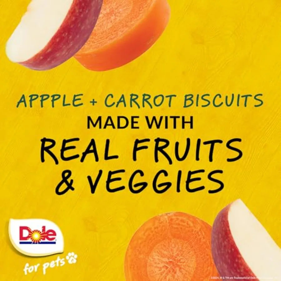 Vegan Apple & Carrot Crunchy Dog Biscuits | Natural Healthy Training Treats