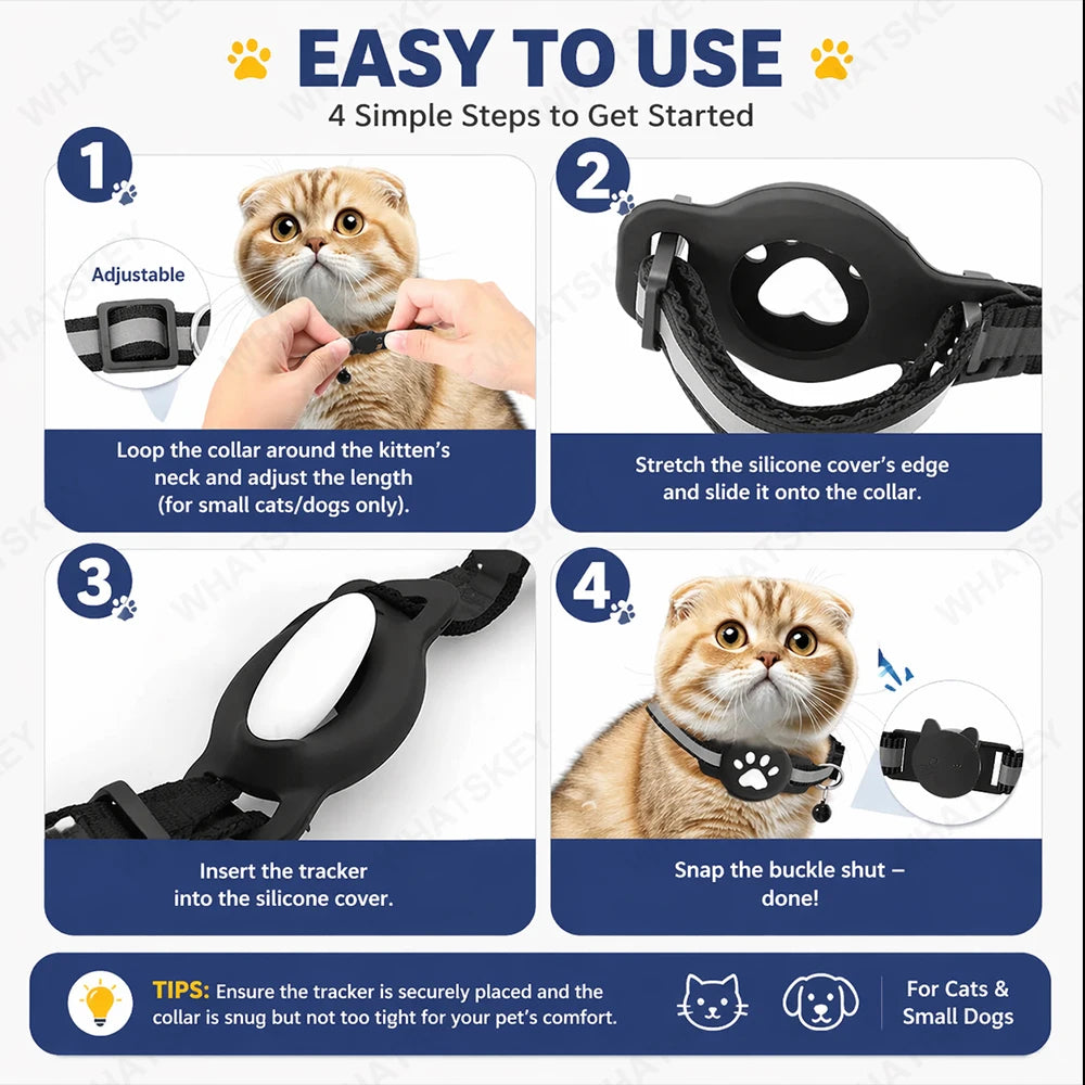 Smart Bluetooth Pet Finder | Google Find My Device Compatible
