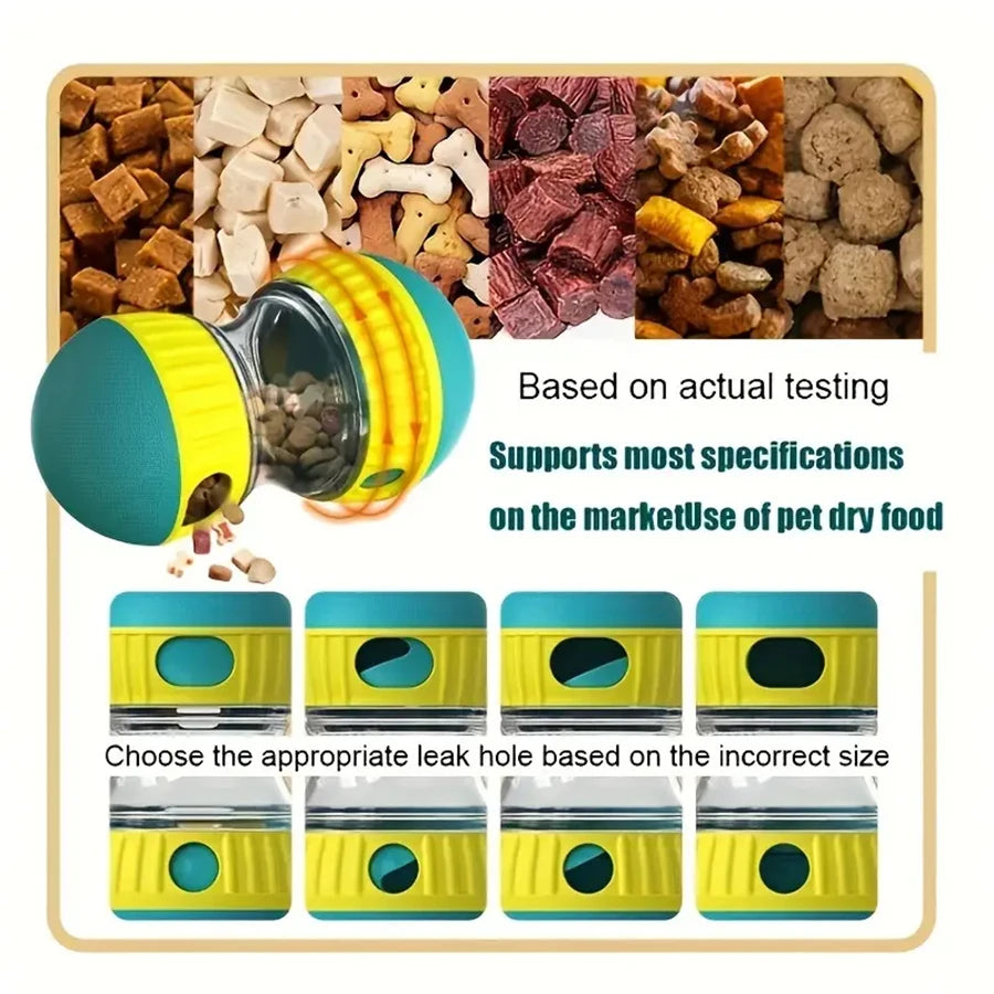 Interactive Treat Dispensing Slow Feeder Toy | Puzzle Chew Toy for Dogs & Cats