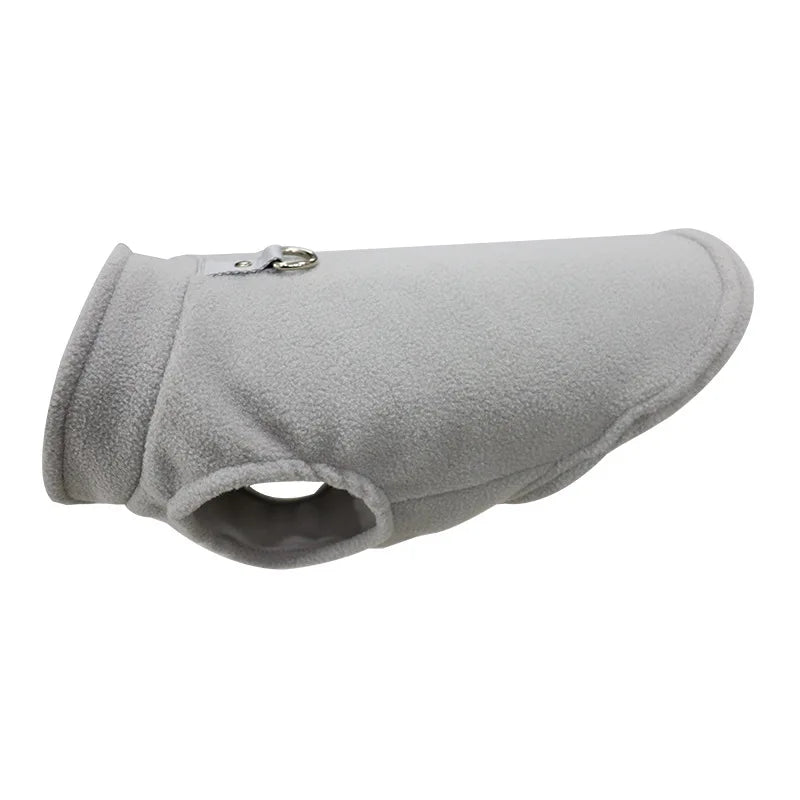 Warm Fleece Dog Vest with D-Ring | Soft Winter Jacket for Small Dogs & Cats