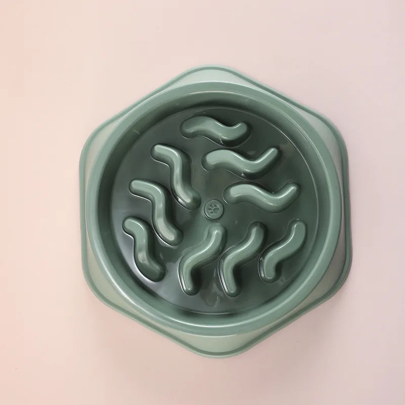 Slow Feeder Bowl for Dogs & Cats | Non-Slip Anti-Choke Interactive Feeding Bowl