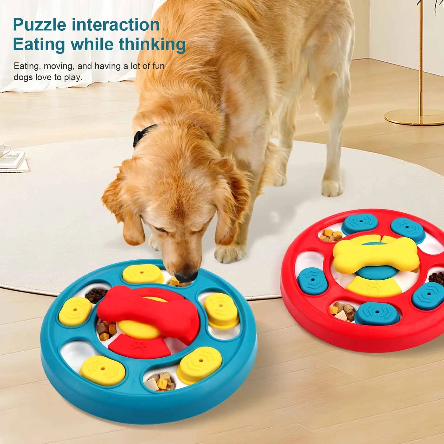 Slow Feeder Bowl | Maze Puzzle Food Bowl for Dogs & Cats