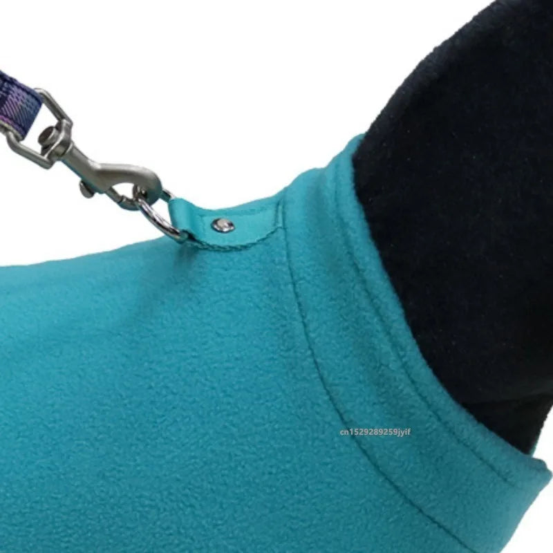 Warm Fleece Dog Vest with D-Ring | Soft Winter Jacket for Small Dogs & Cats