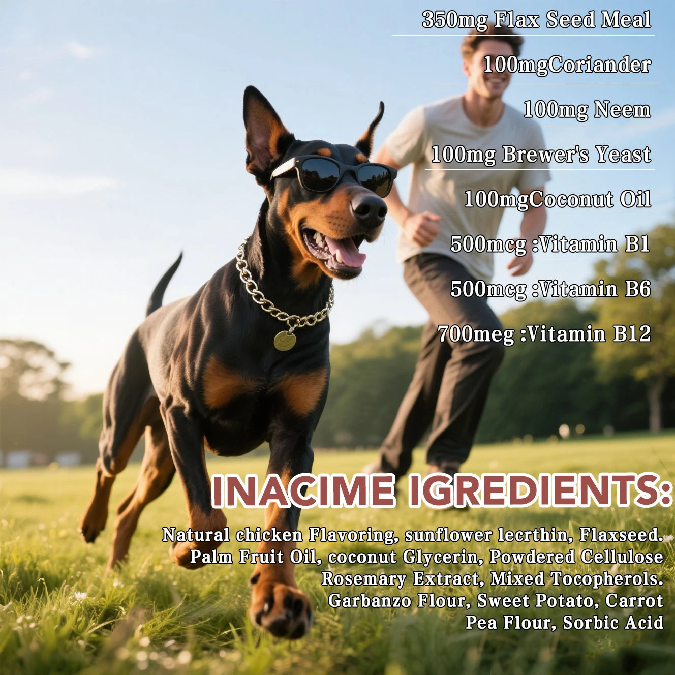 20-in-1 Dog Multivitamin Soft Chews | Skin, Coat, Joint, Gut & Immune Support | 120 Chews