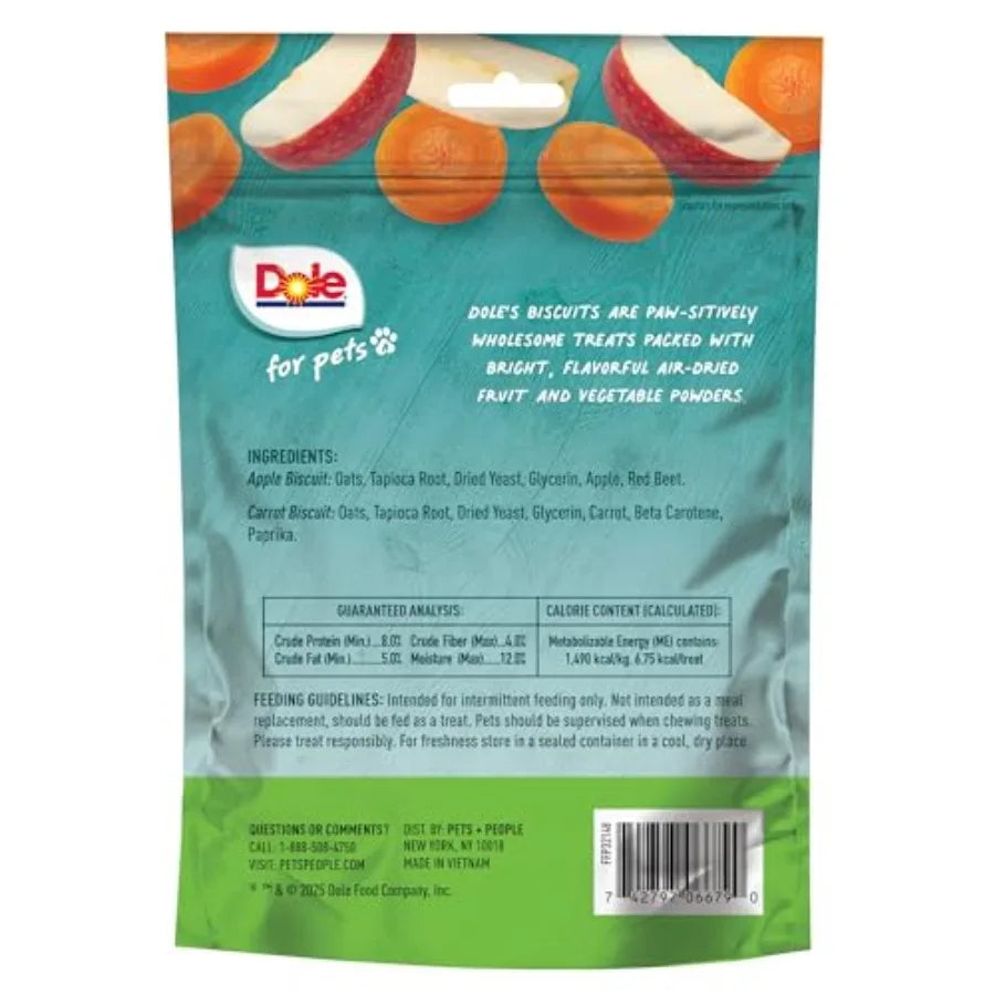Vegan Apple & Carrot Crunchy Dog Biscuits | Natural Healthy Training Treats