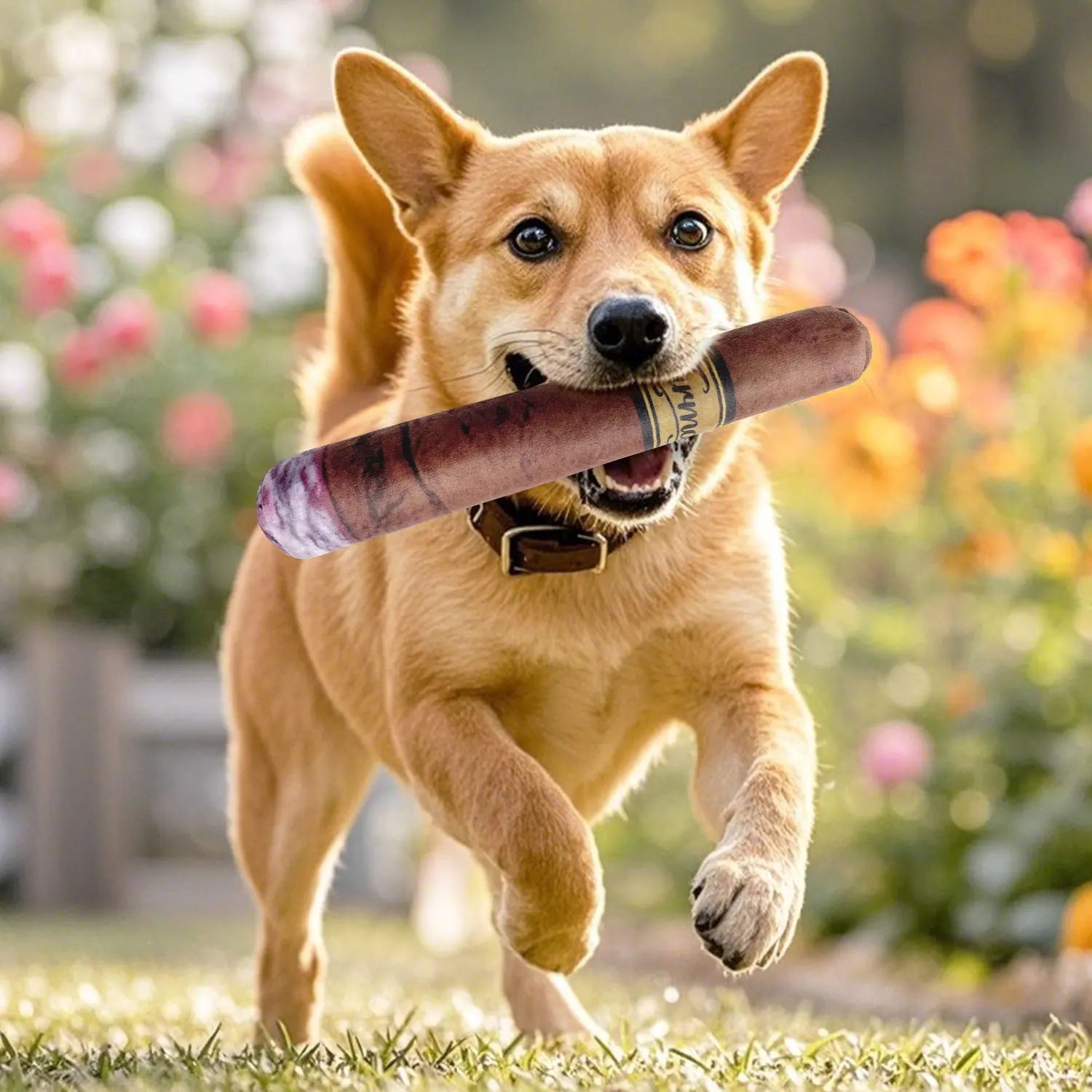 Funny Plush Squeaky Dog Toy | Soft Interactive Chew Toy for Small, Medium & Large Dogs