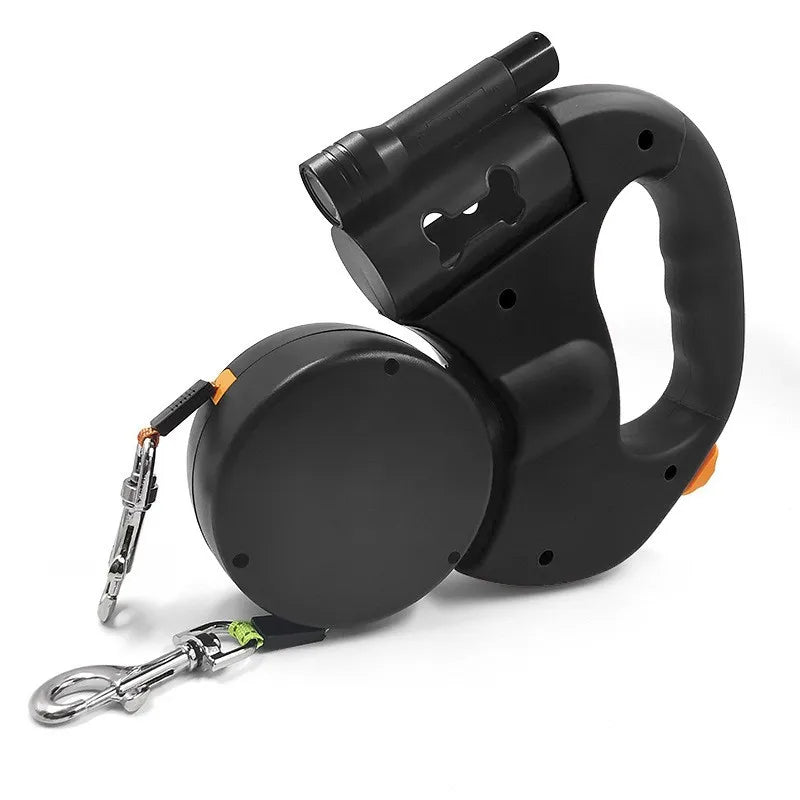 Retractable Dog Leash with LED Flashlight