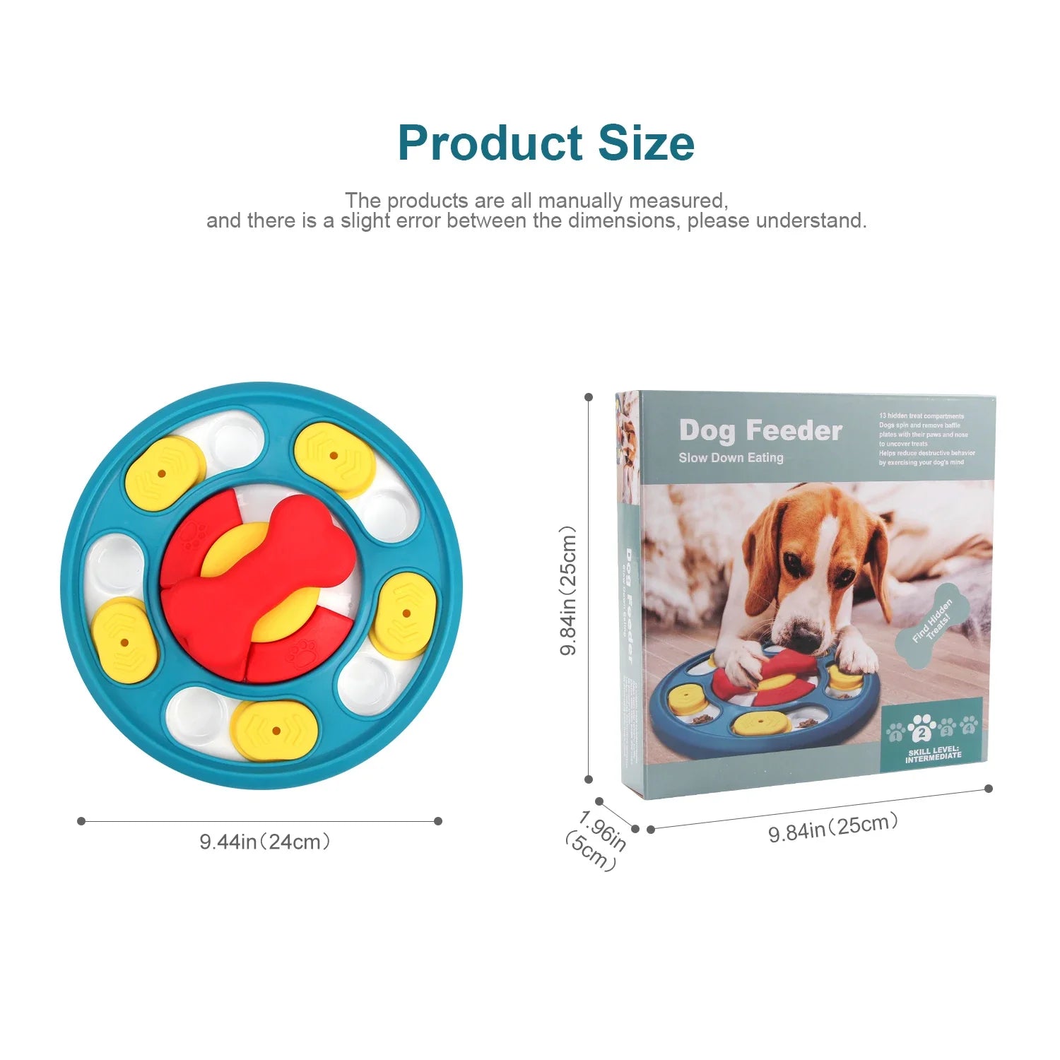 Slow Feeder Bowl | Maze Puzzle Food Bowl for Dogs & Cats