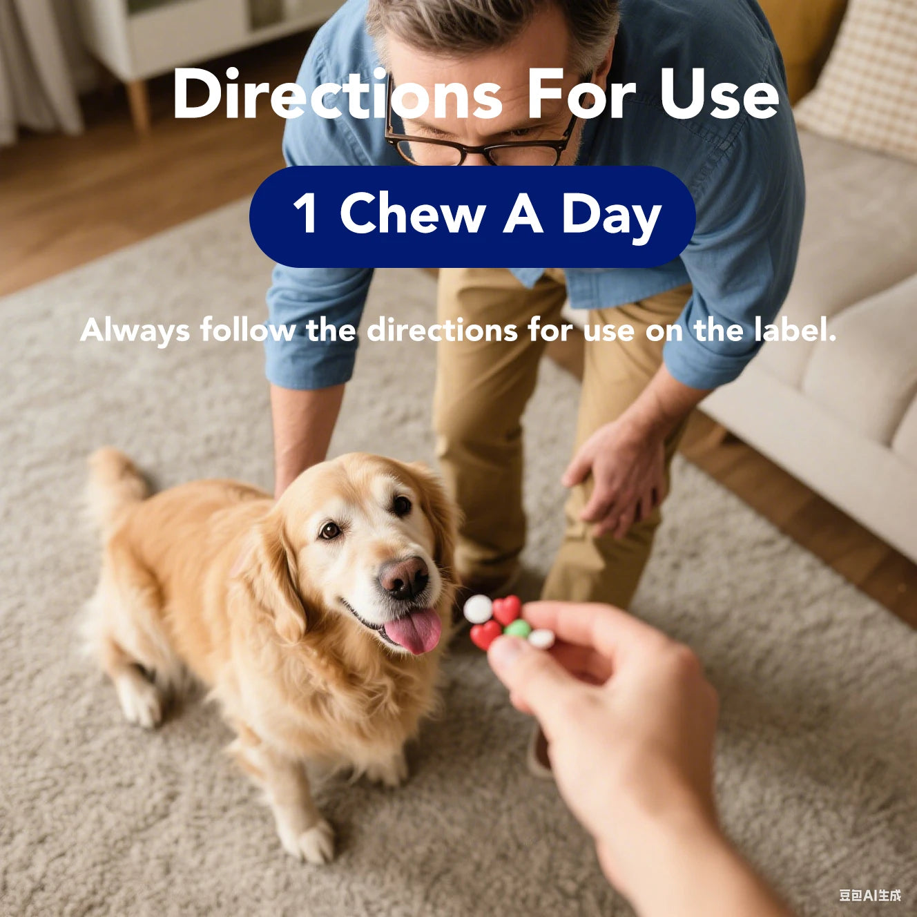 20-in-1 Dog Multivitamin Soft Chews | Skin, Coat, Joint, Gut & Immune Support | 120 Chews