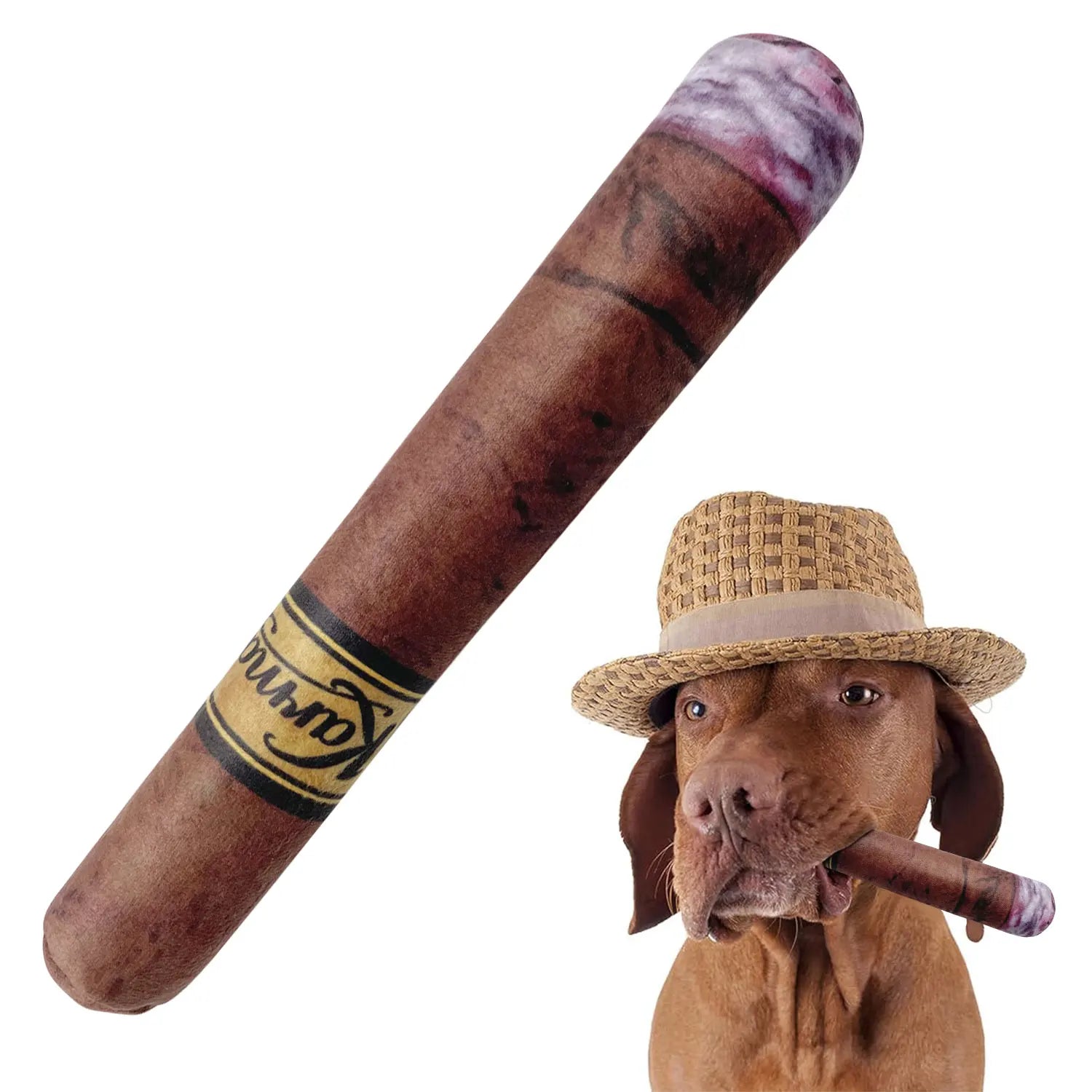 Funny Plush Squeaky Dog Toy | Soft Interactive Chew Toy for Small, Medium & Large Dogs