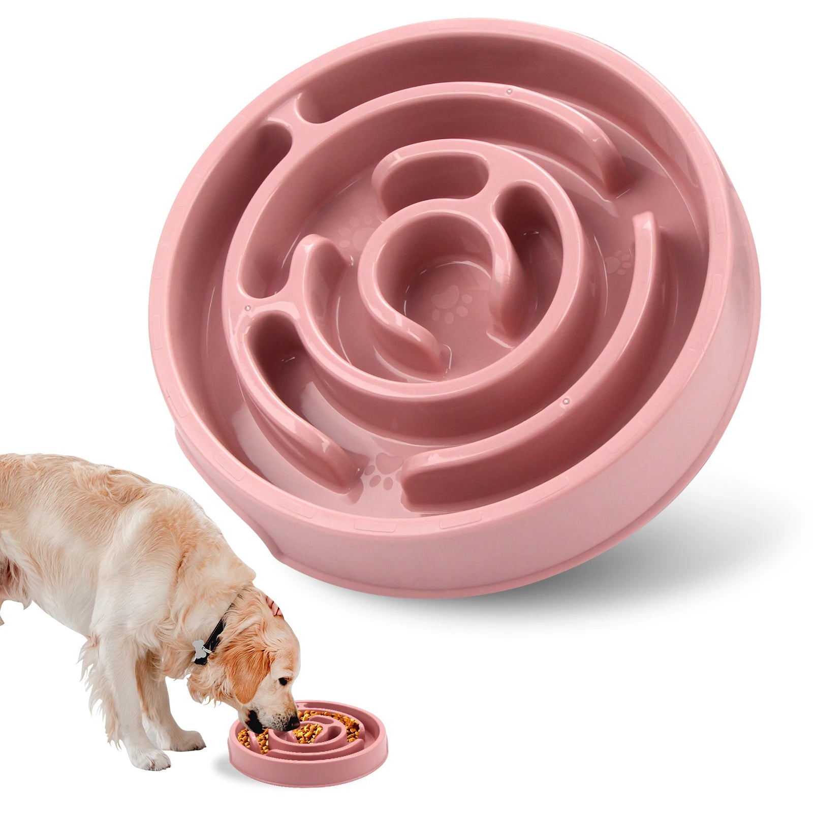 Slow Feeder Bowl | Maze Puzzle Food Bowl for Dogs & Cats