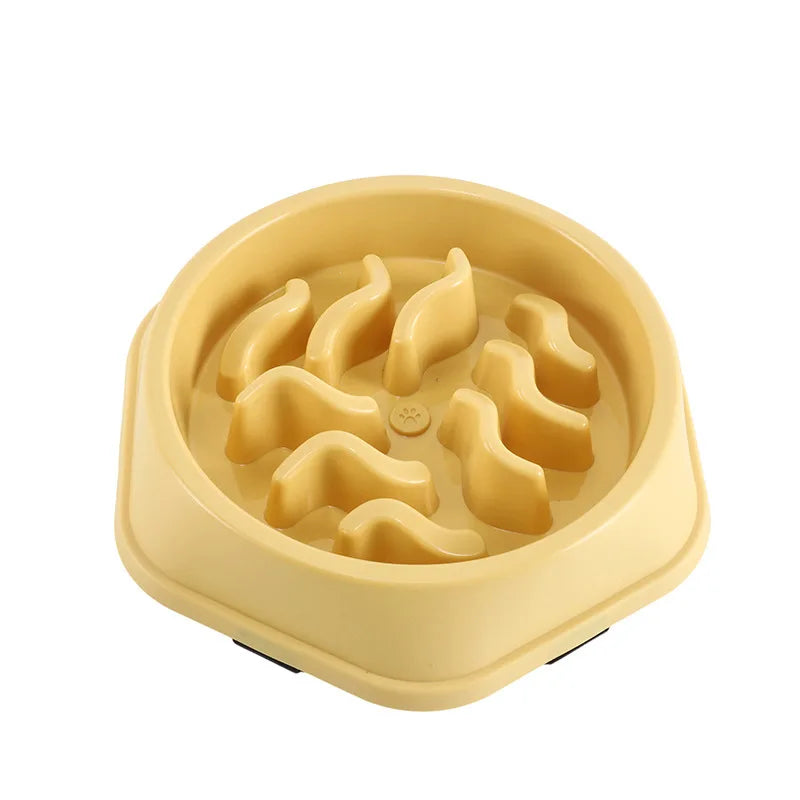 Slow Feeder Bowl for Dogs & Cats | Non-Slip Anti-Choke Interactive Feeding Bowl