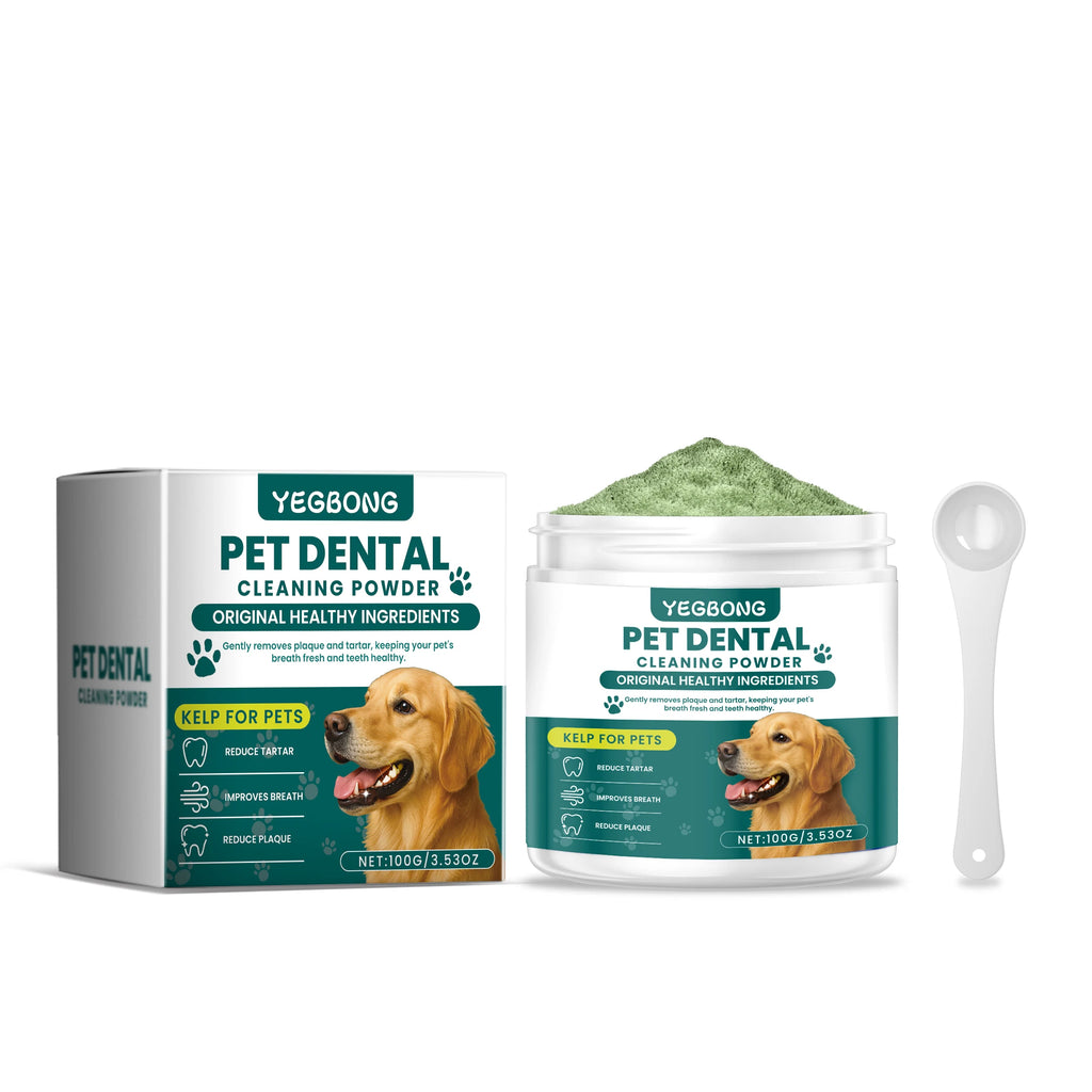 Dog Dental Cleaning Powder | Fresh Breath, Plaque & Tartar Support (100g)